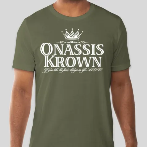 Onassis Krown Brand Logo T-Shirt