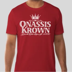 Onassis Krown Brand Logo T-Shirt