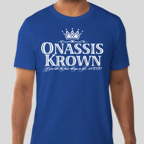 Onassis Krown Brand Logo T-Shirt