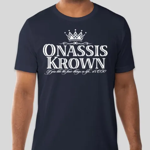 Onassis Krown Brand Logo T-Shirt