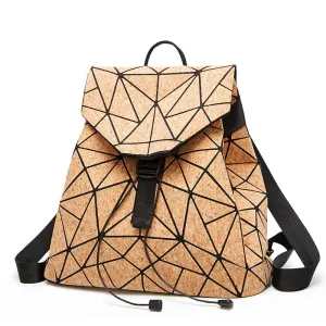 Original Natural Cork Backpack for Women | Fashionable Vegan Travel Bag