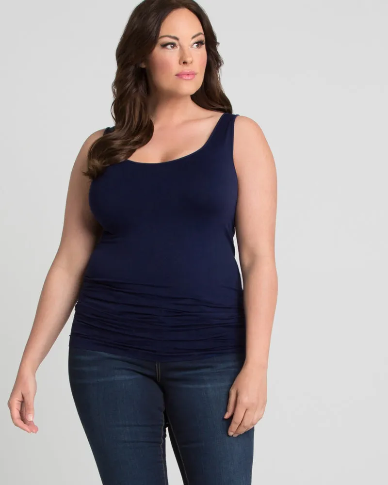 Plus Size Scoopneck Tank by Skinnytees