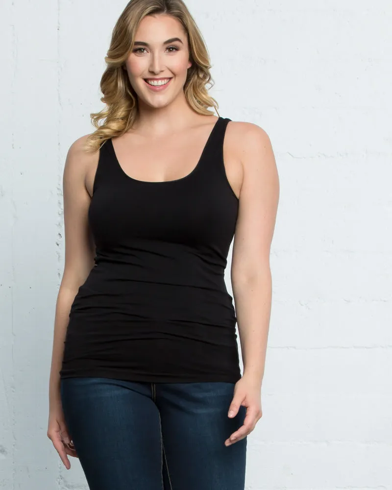 Plus Size Scoopneck Tank by Skinnytees