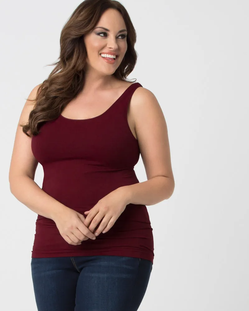 Plus Size Scoopneck Tank by Skinnytees