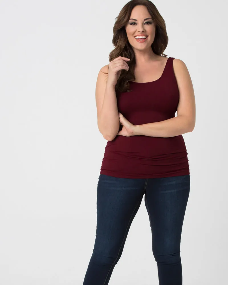 Plus Size Scoopneck Tank by Skinnytees