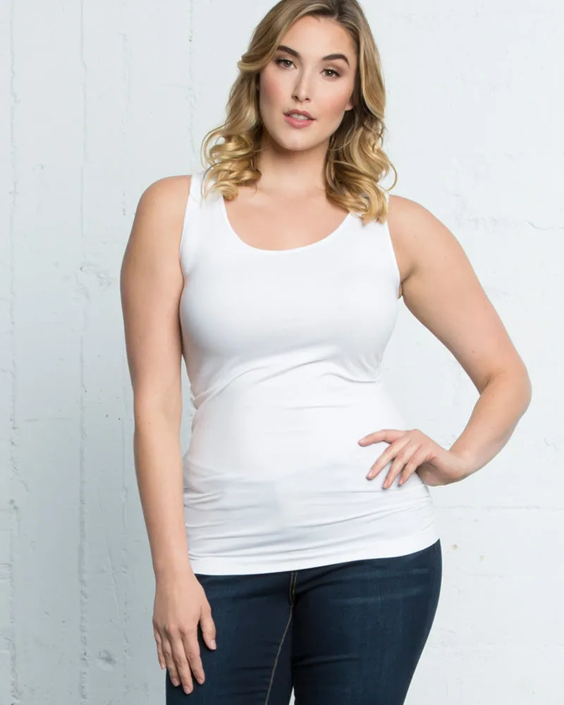 Plus Size Scoopneck Tank by Skinnytees