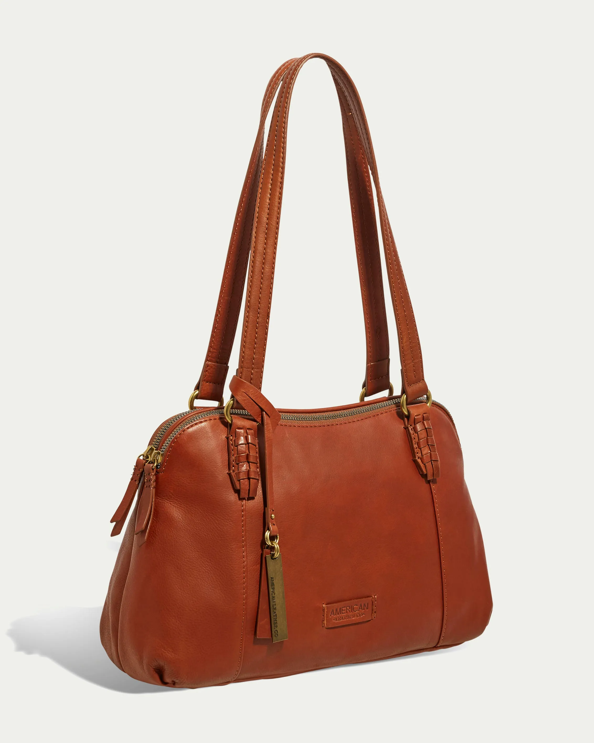 Poppy Double Zip Satchel