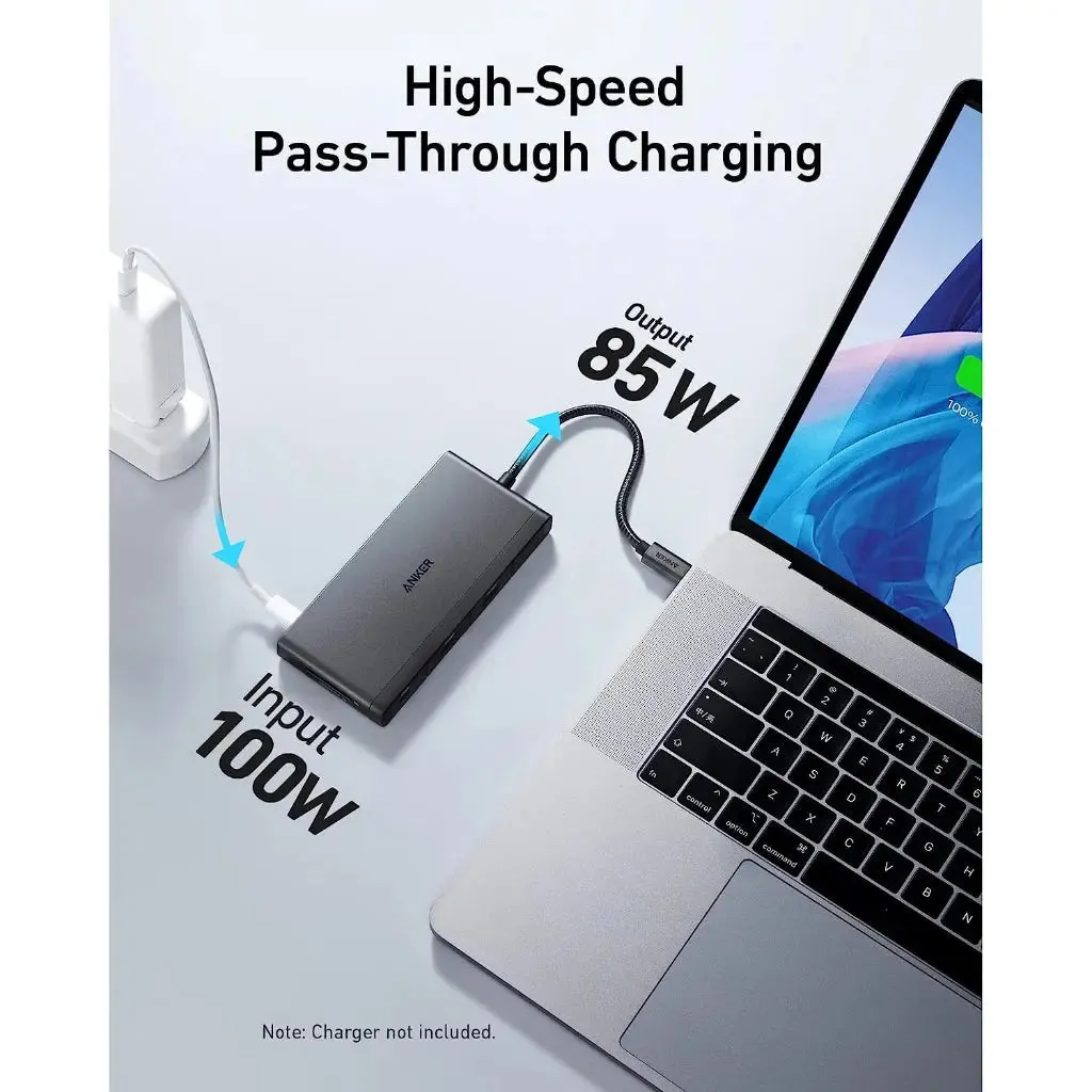 PowerExpand 552 USB-C Hub 9-in-1, 4K HDMI 100W Power Delivery Adapter A8373