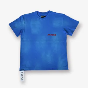 Purple Brand Textured Jersey SS Blue