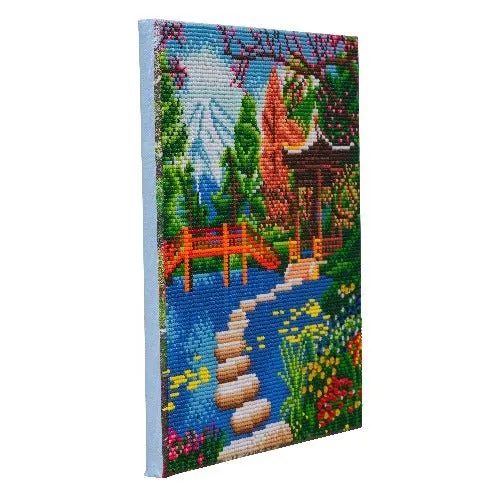 "Gardens of Fuji" Crystal Art Kit 30x30cm