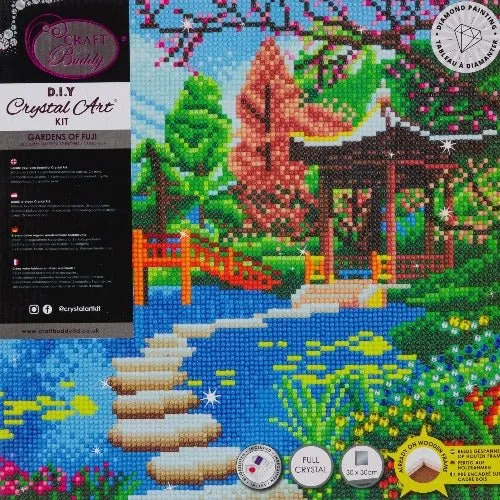 "Gardens of Fuji" Crystal Art Kit 30x30cm