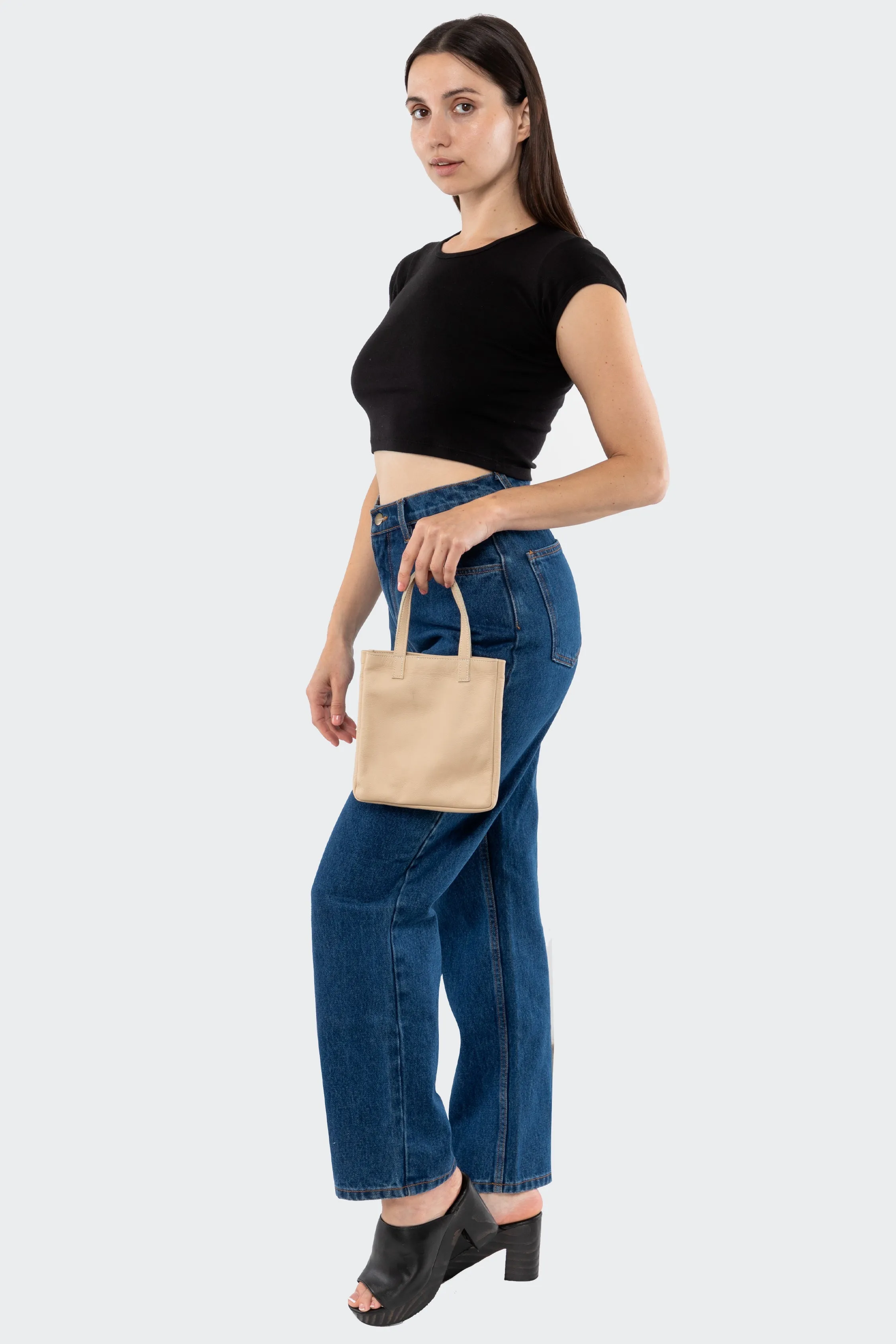 RLH3455 - Mini Leather Tote Bag