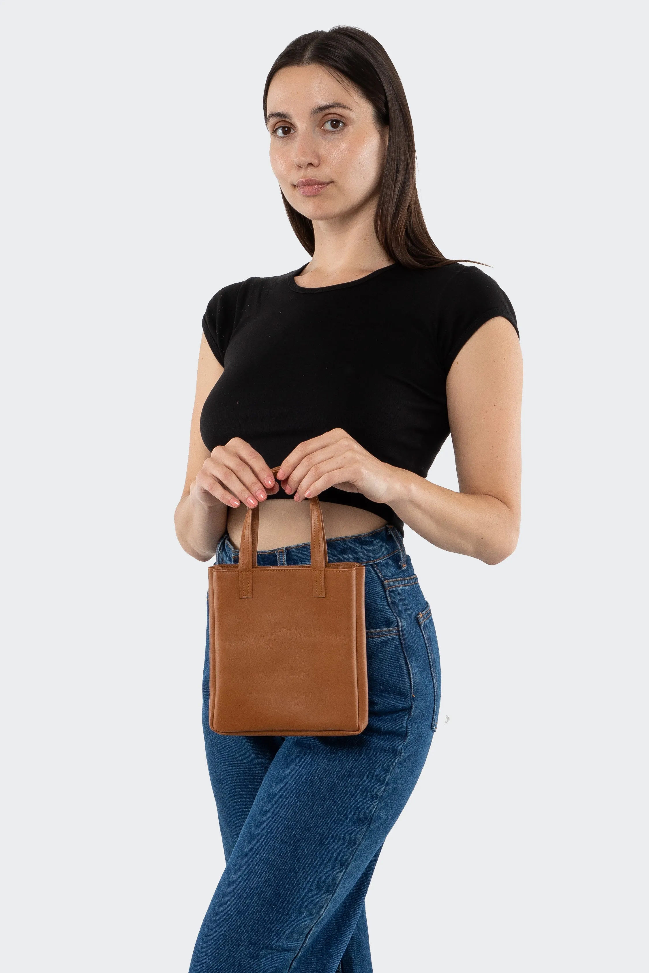 RLH3455 - Mini Leather Tote Bag