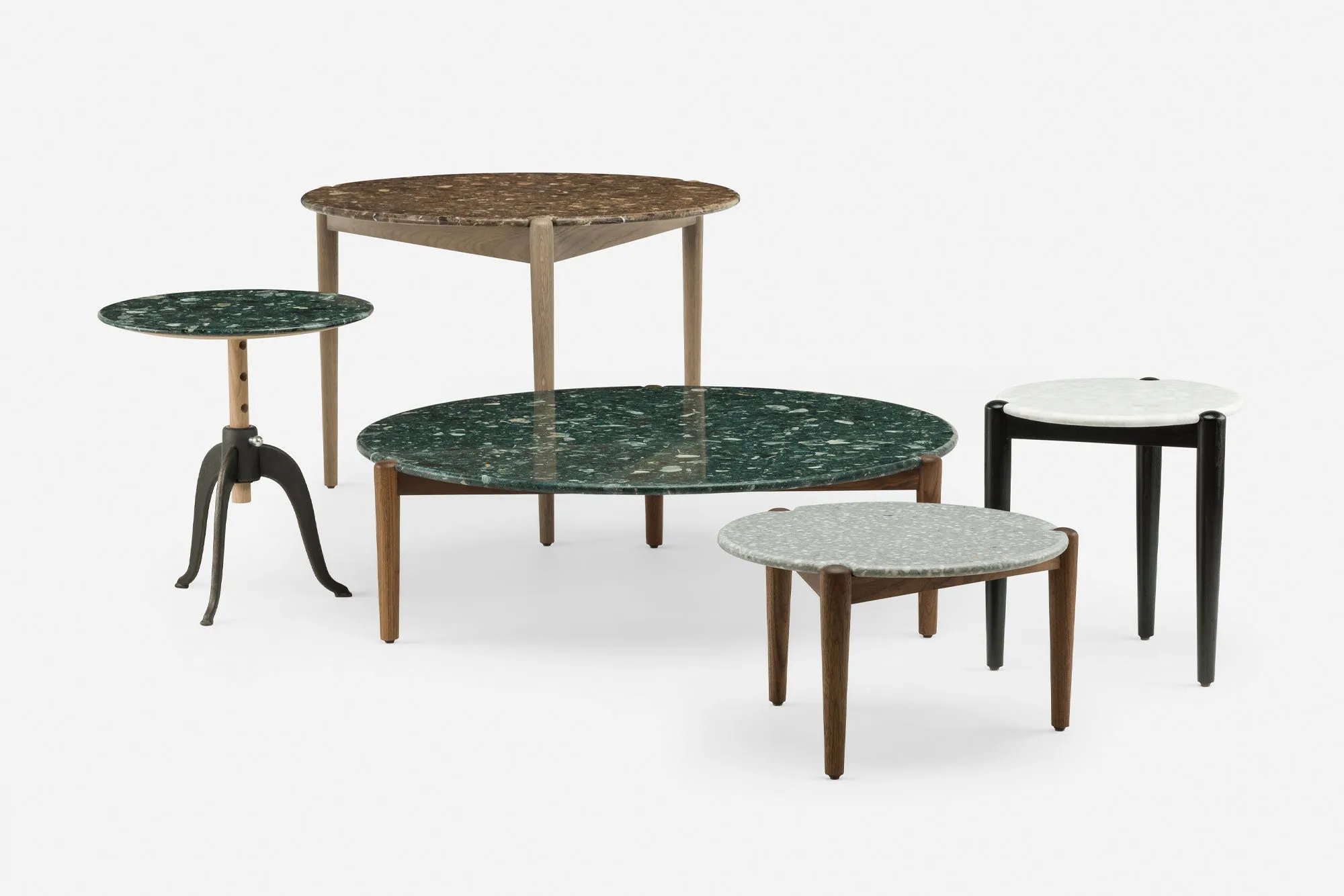 SIDEKICKS SMALL DINING TABLE WITH TERRAZZO TOP