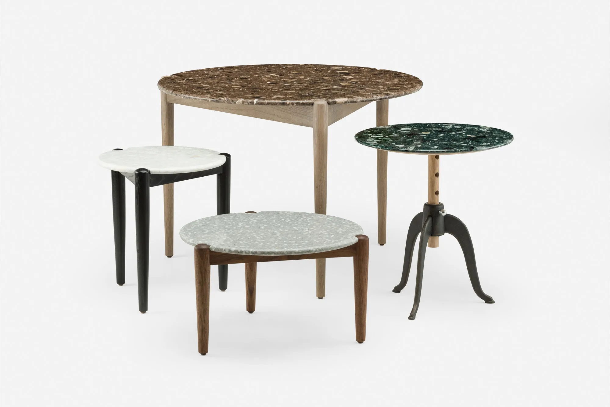 SIDEKICKS SMALL DINING TABLE WITH TERRAZZO TOP