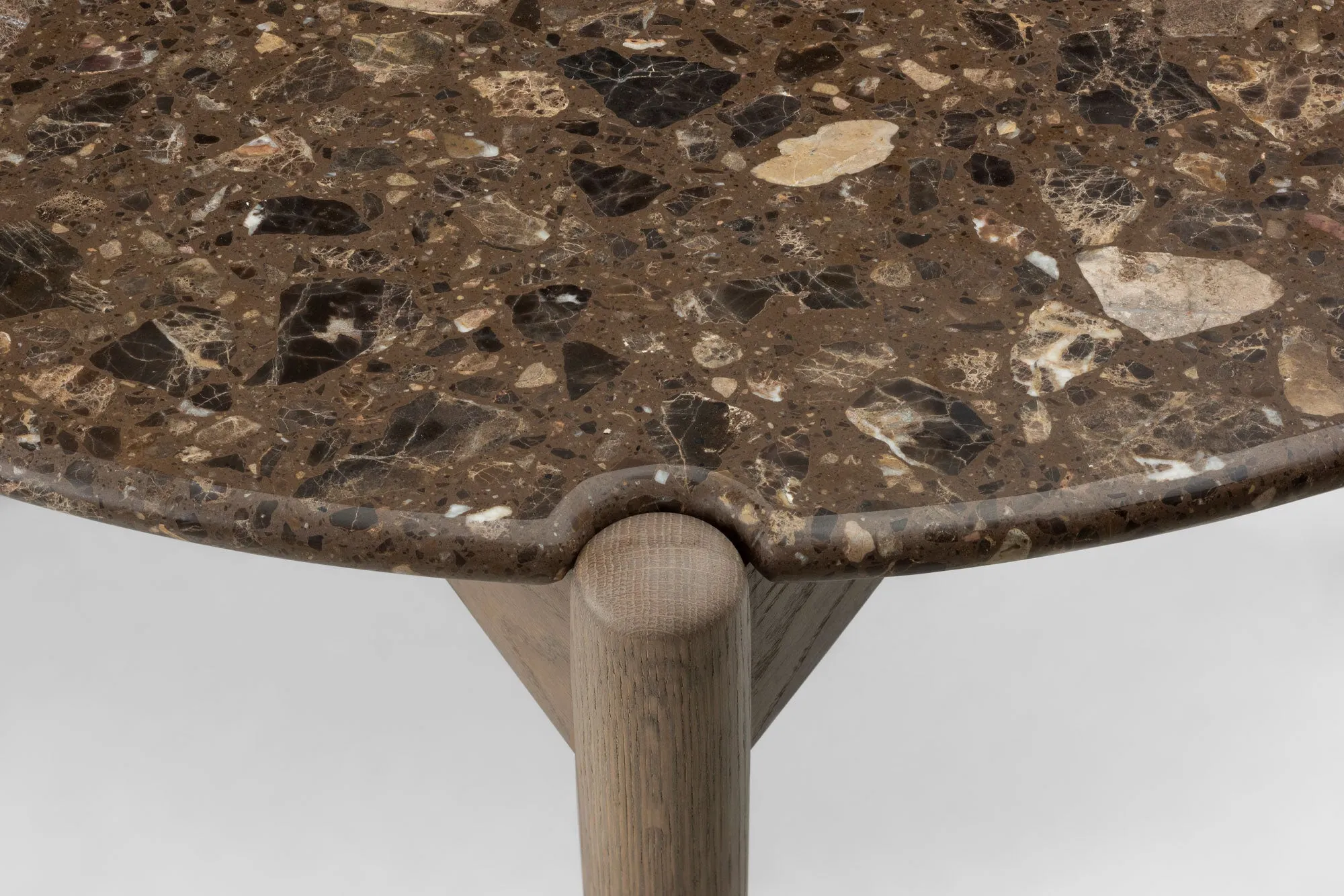 SIDEKICKS SMALL DINING TABLE WITH TERRAZZO TOP