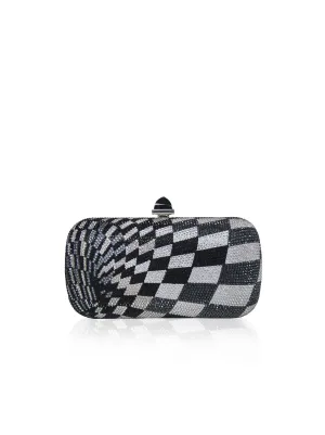 Smithereens Soap Dish Evening Clutch - Jet Multi