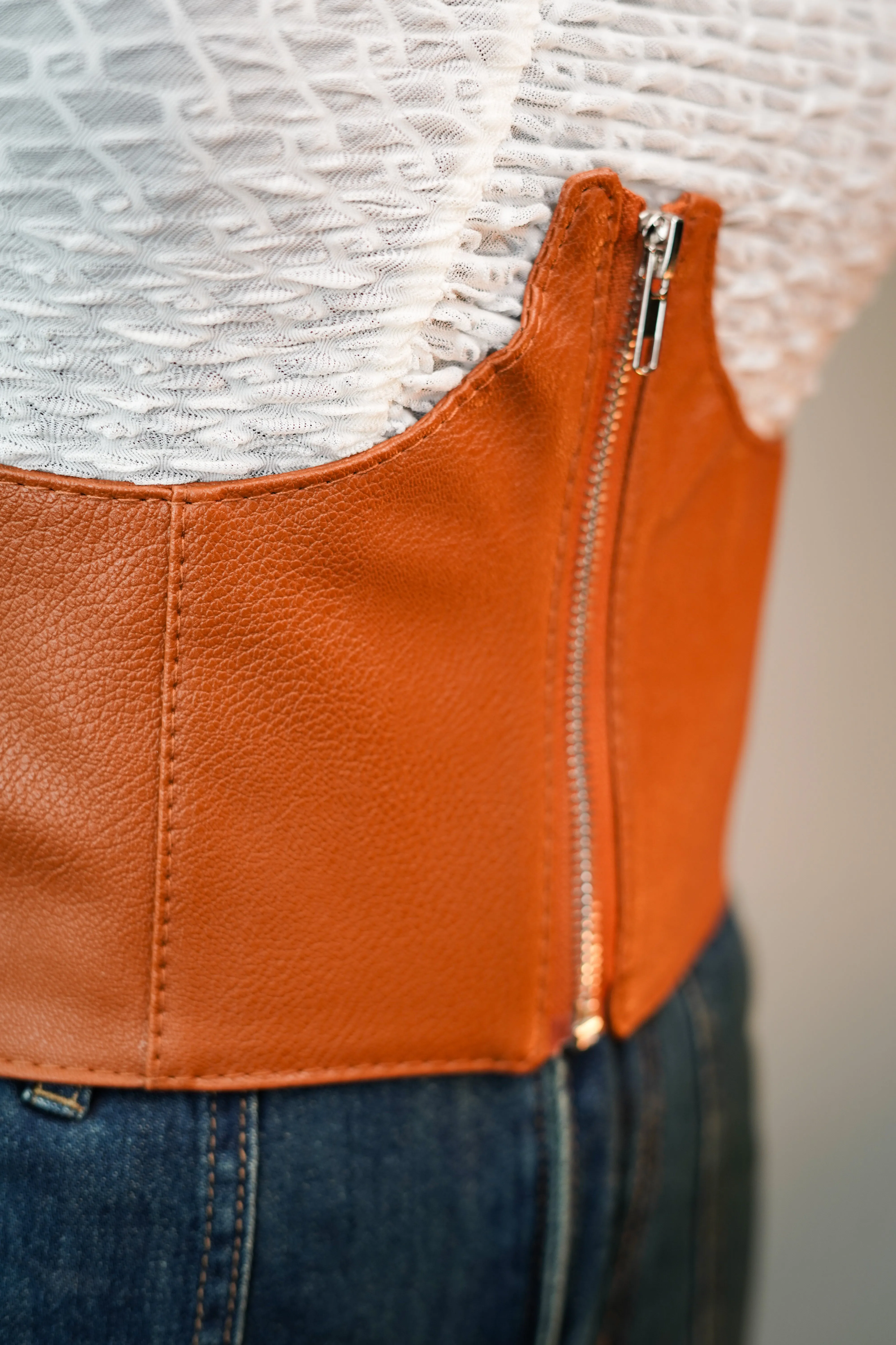 Tanned Corset Belt