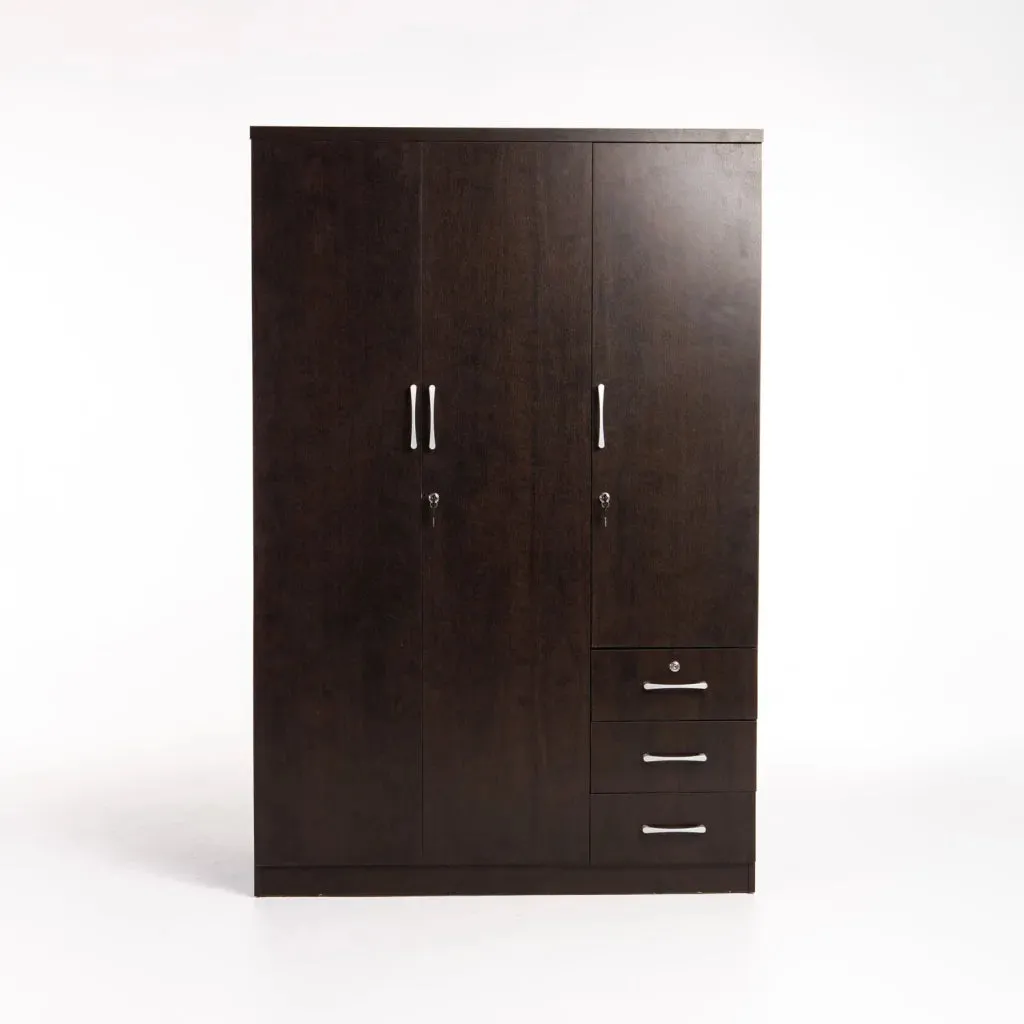 TITAN 3 DOOR 3 DRAWER DELUXE ROBE