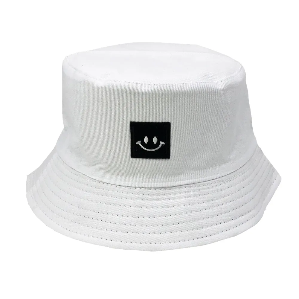 Unisex Embroidered Alien Foldable Bucket Hat Beach Sun  Street Headwear Fisherman Outdoor  Men and Woman Cap