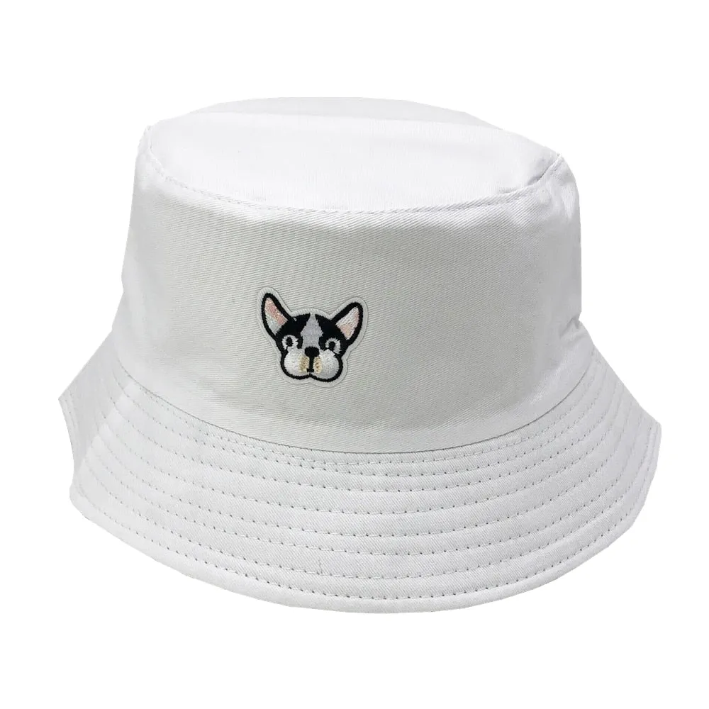 Unisex Embroidered Alien Foldable Bucket Hat Beach Sun  Street Headwear Fisherman Outdoor  Men and Woman Cap