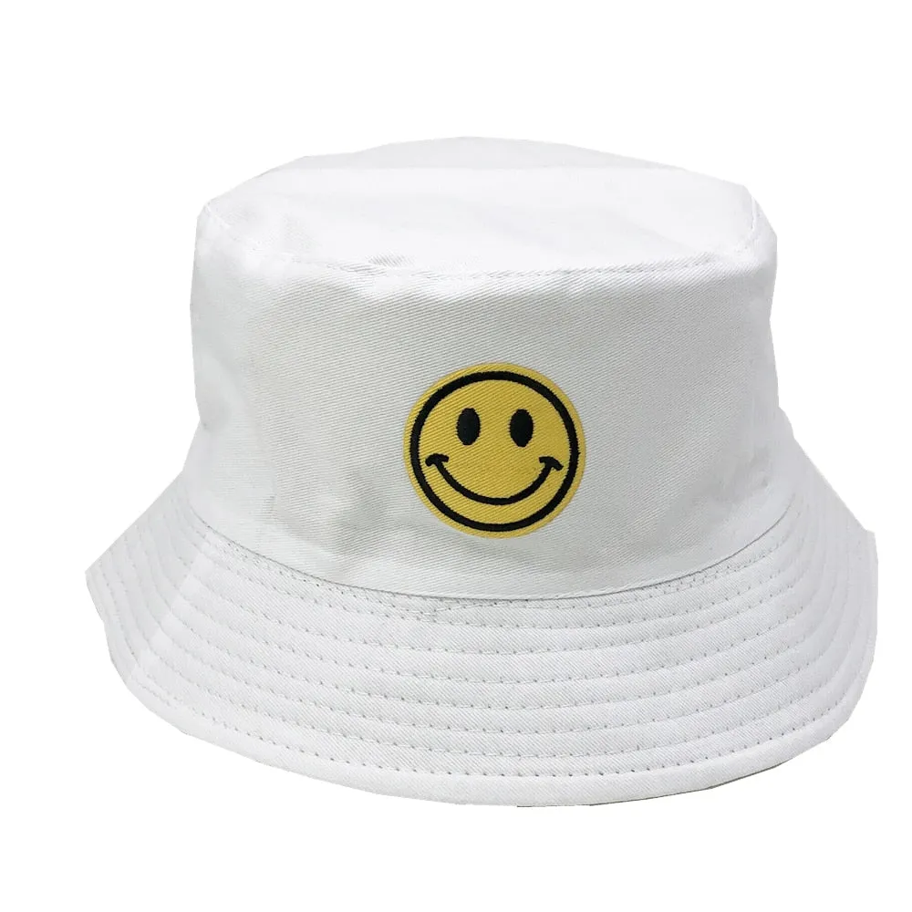 Unisex Embroidered Alien Foldable Bucket Hat Beach Sun  Street Headwear Fisherman Outdoor  Men and Woman Cap