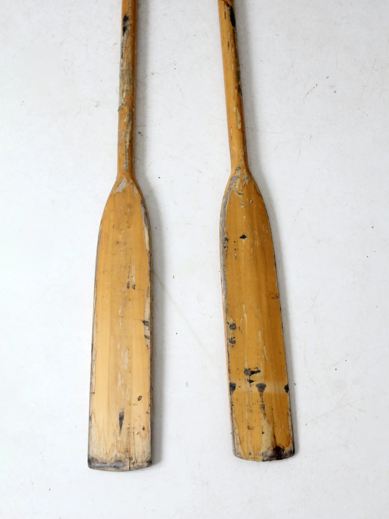 vintage Feather Brand Caviness oars pair