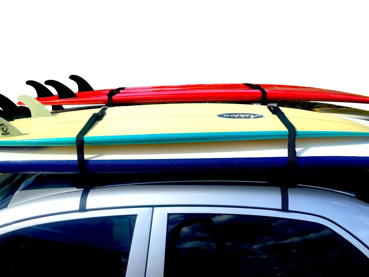 Wrap Rax Double Surfboard Car Rack | Universal Soft Rack